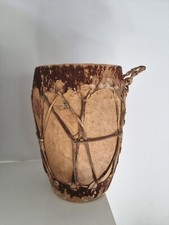 Vintage African Drum Musical Instrument