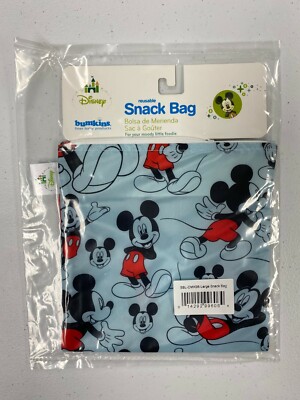 Bumkins Reusable Mickey Mouse Large Snack Bag