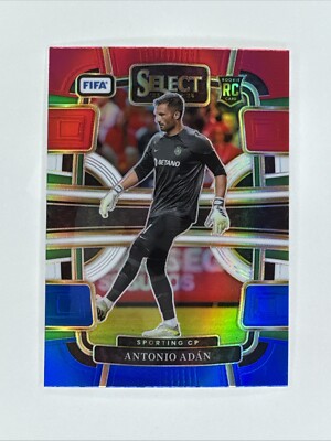 Antonio Adan 2023-24 Panini Select FIFA Terrace Red & Blue Rookie Sporting CP