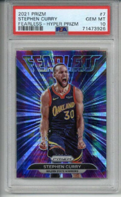 2021 PANINI PRIZM FEARLESS HYPER PRIZM #7 STEPHEN CURRY