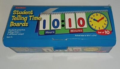 19 Lakeshore Student Telling Time Practice Board 2 Box Teaching Tools