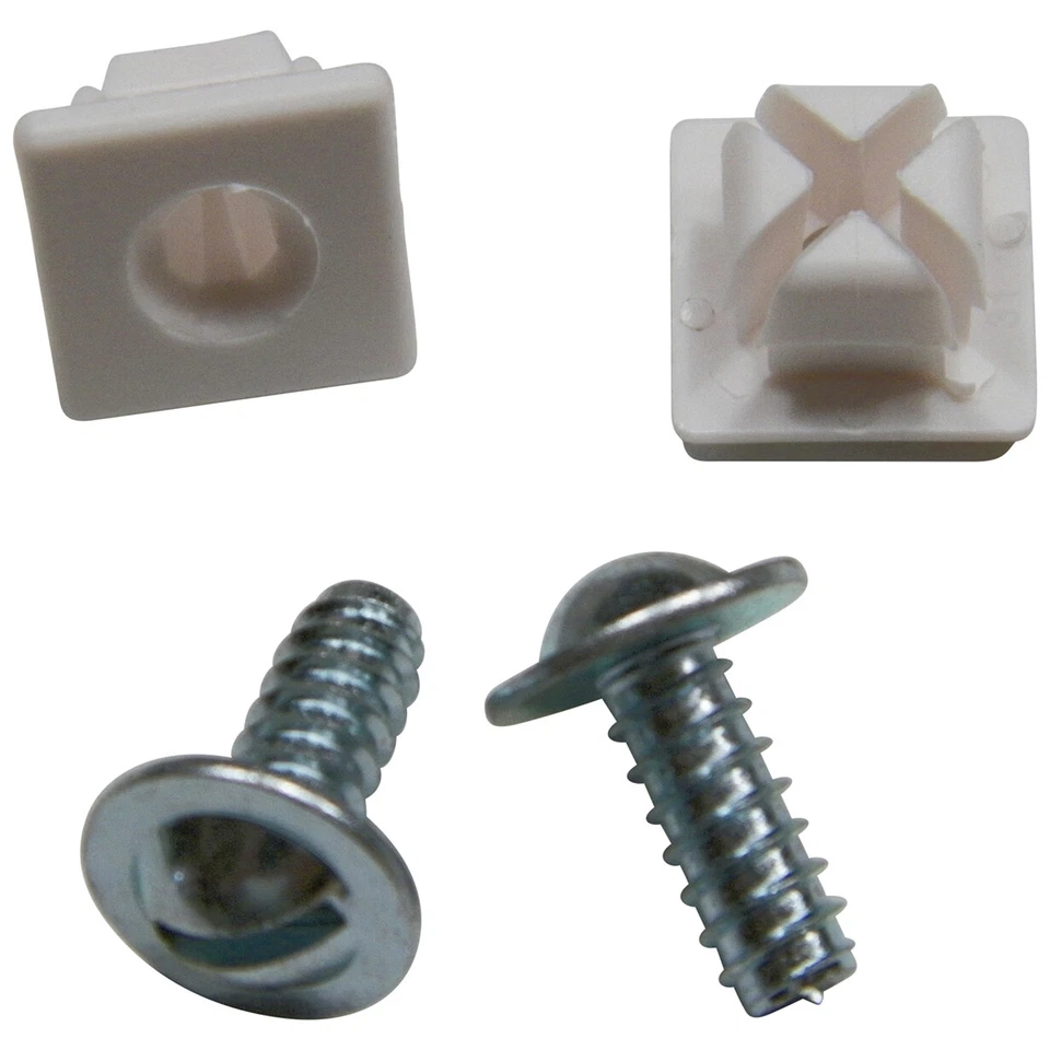License Plate Screws & Nylon Nuts #14 x 5/8" (Qty-16 Each) #59BB Foto 4 de 4