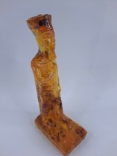 RARE ANCIENT EGYPTIAN ANTIQUE Small Statue of Amber King Amun Amon