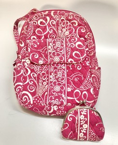 white vera bradley backpack