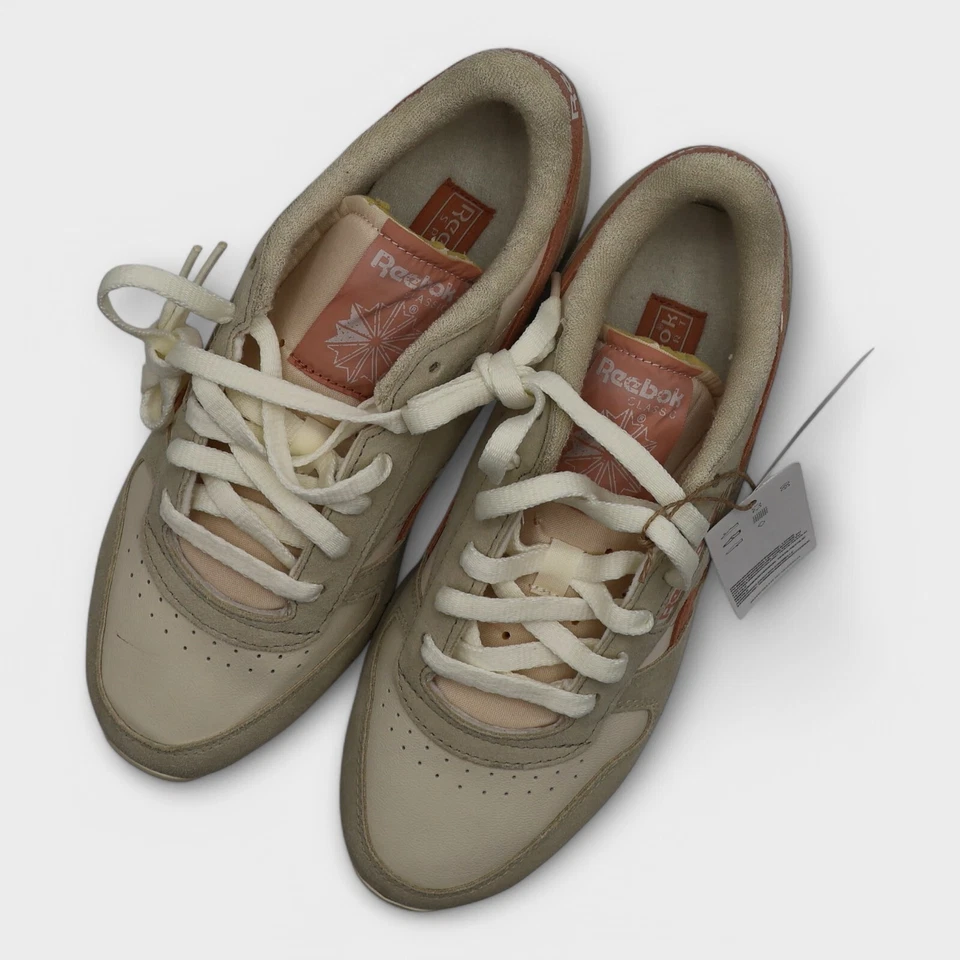 Zapatos deportivos informales clásicos de cuero para mujer Reebok talla 7,5 Foto 3 de 4