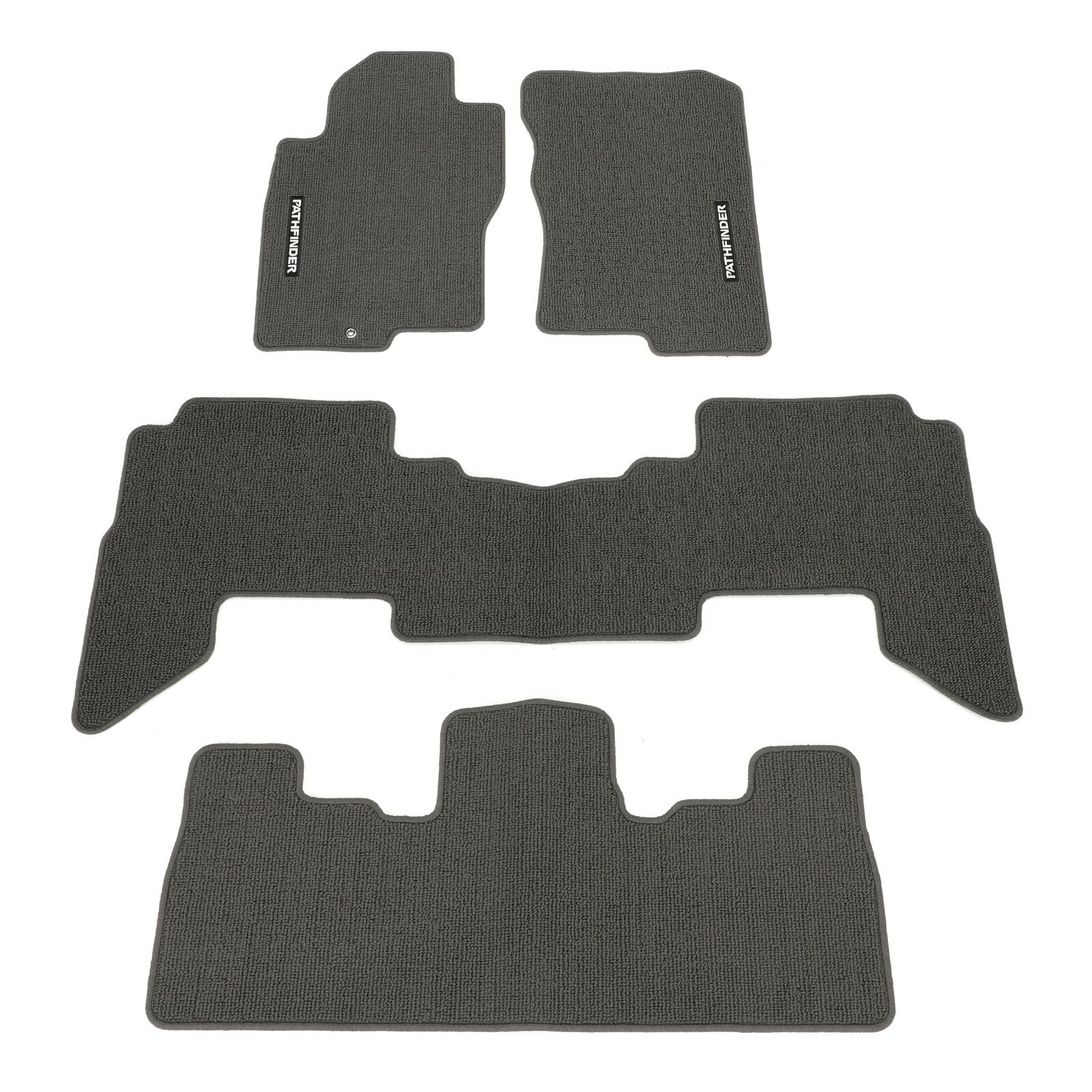 Juego de alfombrillas de piso de alfombra de carbón para Nissan Pathfinder 2005 (N/P GENUINE)