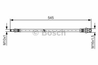 Bosch Bremsschlauch Vorne FüR Iveco Daily Iv/Kombi IV V/Kombi V