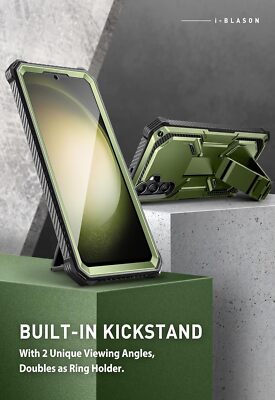 i-Blason Armorbox Kickstand Case For Samsung Galaxy S23FE Full Body Rugged Case