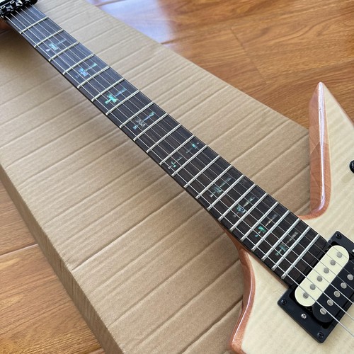 Chitarra elettrica personalizzata Flame Maple Impiallacciatura Spot Southern Cross FR Bridge - Foto 7 di 17