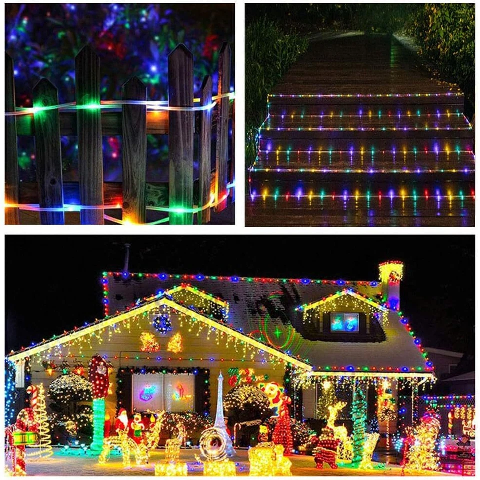  Solar Christmas Lights Outdoor Waterproof 39FT Rope Lights LED String Lights - Image 3 of 4