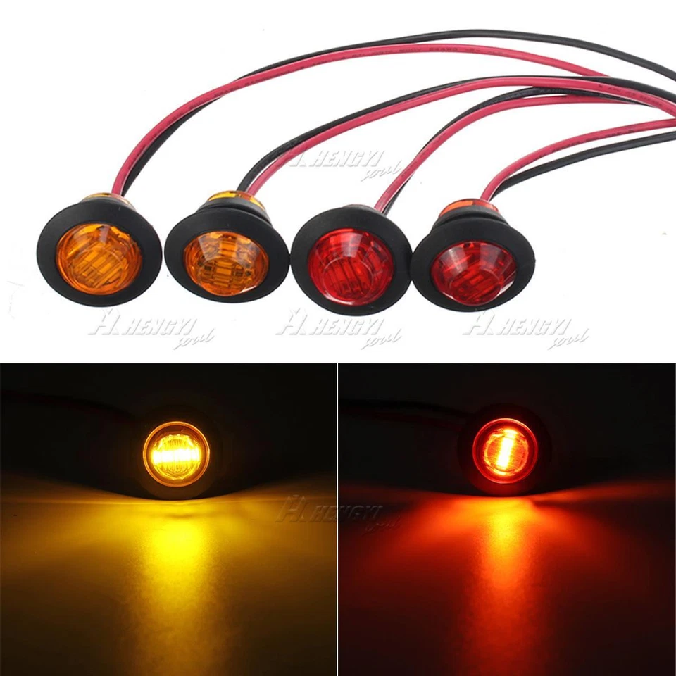 LED Turn Signal Light w/ Horn Kits DIY Rocker Switch For Polaris Ranger ATV UTV - Image 4 of 4