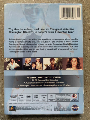 Remington Steele - Season 1 (DVD, 2005, 2-Disc Set, Box Set) READ