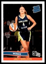 Jacy Sheldon Rated Rookie Retro #RRR-7 2024-25 Panini Instant WNBA Basketball