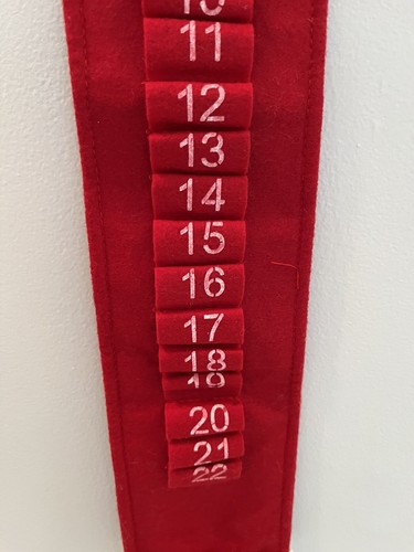 Christmas Advent Calendar Santa Countdown Very Nice Long Legs - Picture 13 of 16