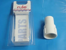HOSE FITTING 1" NPSM THREAD 1-1/8" HOSE BARB PORT 29 1208R STRAIGHT RULE BILGE