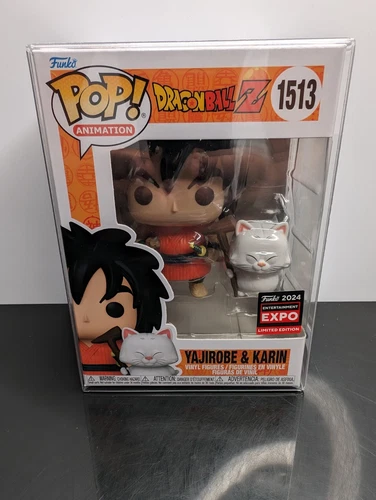 PEGATINA DE EXPOSICIÓN COMPARTIDA EN MANO C2E2 Yajirobe Karin Funko Pop Dragonball Z #1513