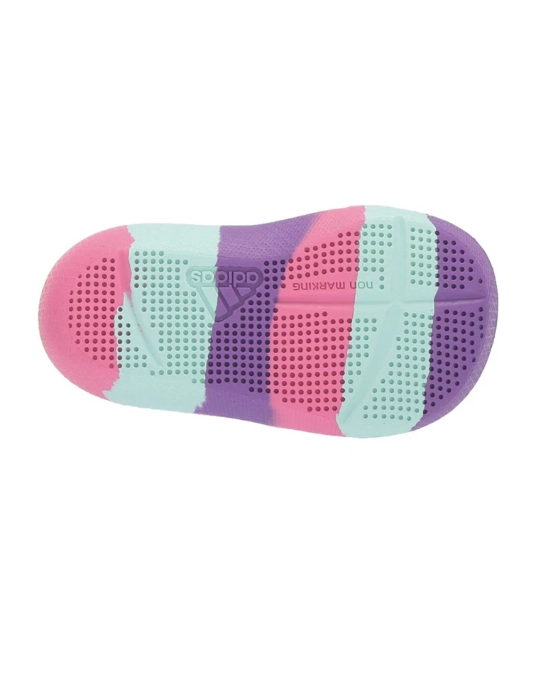 Sandalias de natación ADIDAS AltaVenture I para niñas pequeñas rosa/púrpura/como nuevas TALLA 8,5 Foto 3 de 4