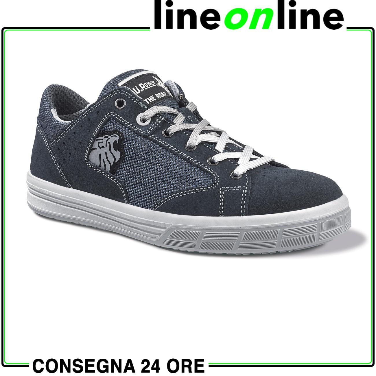 SCARPA ANTINFORTUNISTICA 42 U-POWER IBIZA BASSA CLASSE S1P SRC ESD NERA - Foto 9