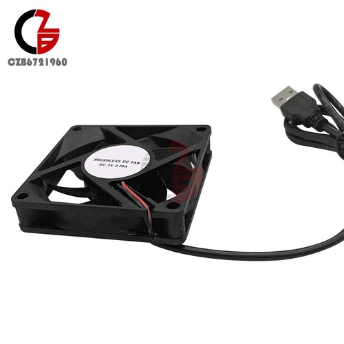 DC7015 Silent DC Fan USB Computer Case Cooling Fan 5V Oil/Ball Bearing 7cm New - 第 24/30 張圖片