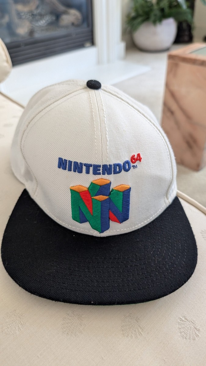 Nintendo 64 2017 Embroidered N64 Logo Rare Snapback Hat (Get