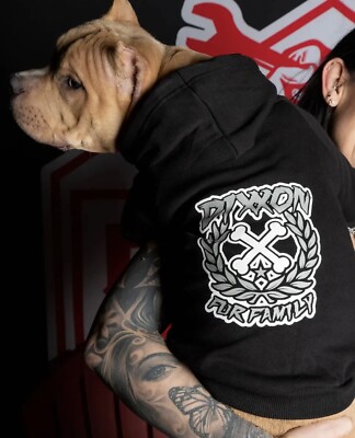 Dixxon FUR FAMILY DOG HOODIE Size LARGE NEW - SOLD OUT - IN HAND!