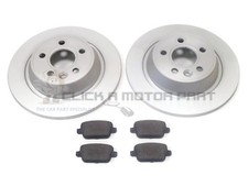FORD S-MAX 2.0 TDCi TITANIUM ZETEC 2006-2011 REAR BRAKE DISCS AND PADS SET NEW