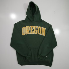 Vintage University of Oregon Ducks L Sweatshirt Russell Athletic Made In USA 90