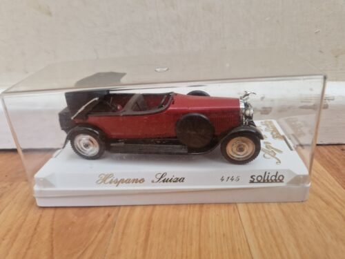 1/43 SOLIDO AGE D'OR - CLASSIC HISPANO SUIZA MET RED DIECAST CAR 4145