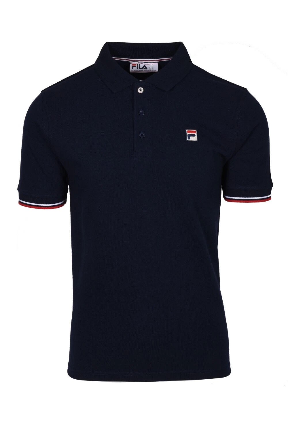 Fila Men's Wade Polo Shirt With Tipping in Peacoat F21MH005 410