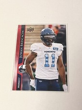 2021 Upper Deck CFL Exclusives #29 Juwan Brescacin /165  **027302