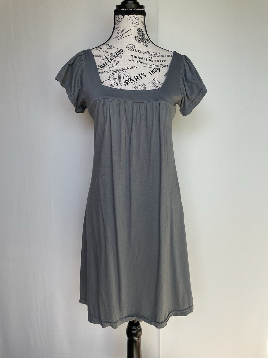 Michael Stars royal spun supima cotton gray dress one size fits most OSFM NEW
