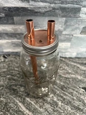 CoProof 1/2” Mason Jar Thumper Mouth With Fitting for Distill A4