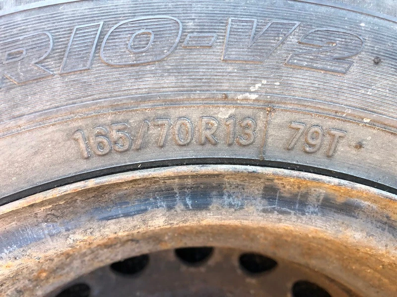 1xkomplette Reserverad Ersatzrad+Felge 165/70R13 79T für Opel Corsa A,B,C,Vita - Bild 3 von 4