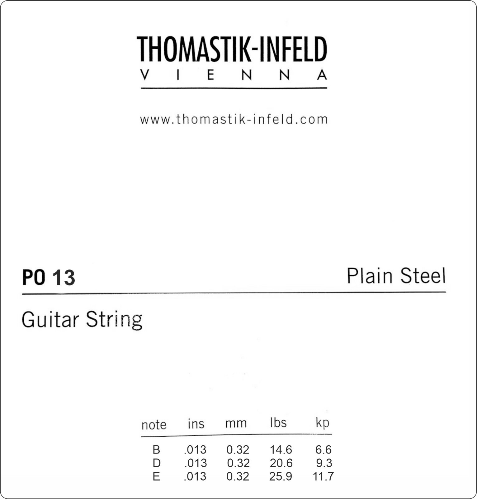 Thomastik Swing Jazz Single Plain and Flatwound Electric Guitar Strings