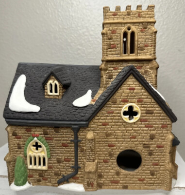 Vintage 1989 Dept 56 Dickens Village Series, Knottinghill Church