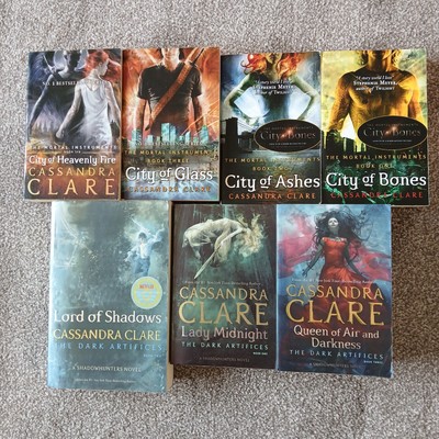 7 x Cassandra Clare Book Set Bundle Paperback City Of Ashes City Of Bones