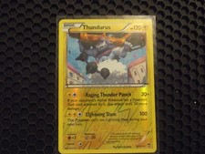 Thundurus 33/111 Pokemon Card Reverse Holo XY Furious Fists 2014 NM/LP
