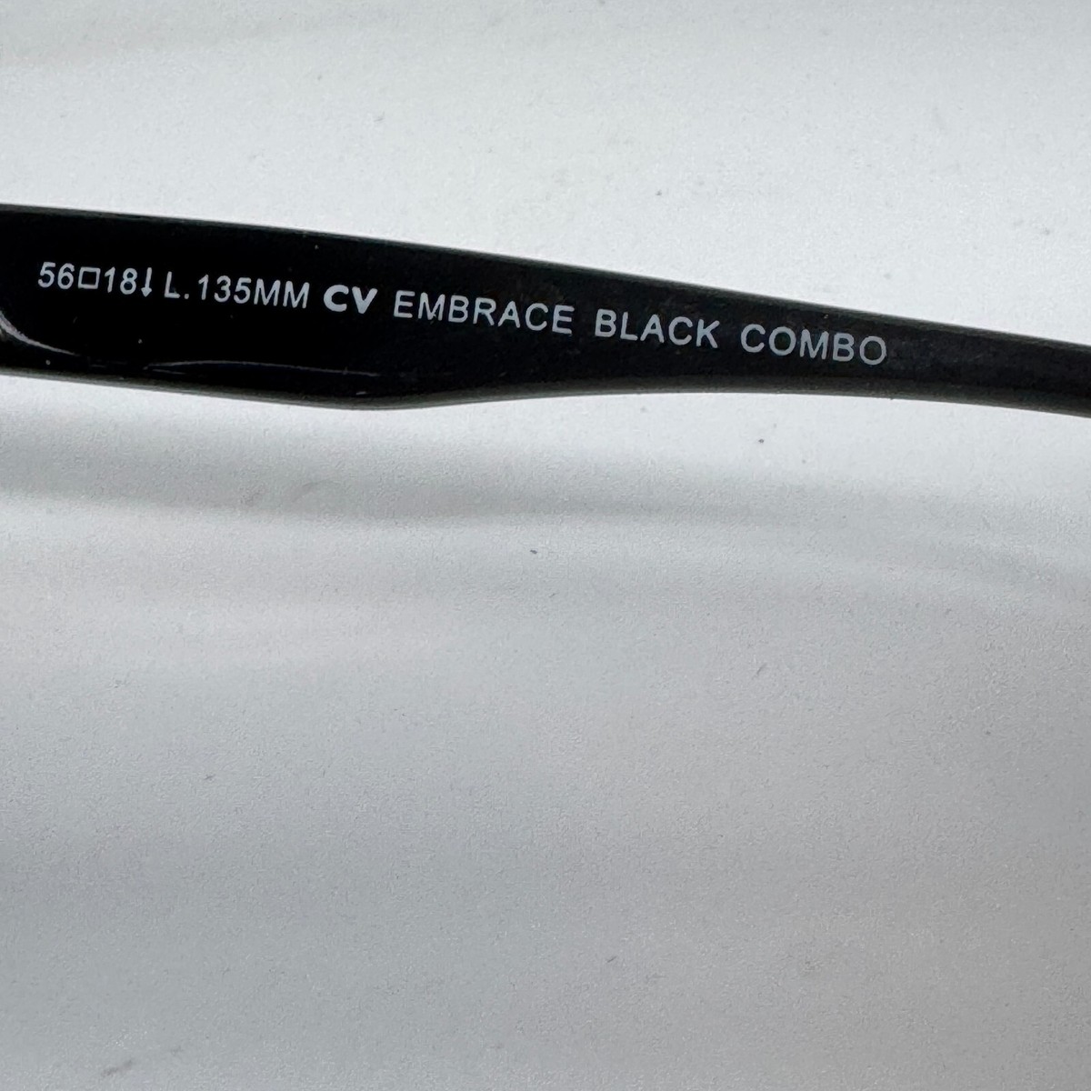 BCBGMAXAZRIA Embrace Black Combo Sunglasses‎ Frame 53-18-130mm H16711 NEW BCBGMAXAZRIA EMBRACE BLACK COMBO EYEGLASSES FRAME 53-18  main image 2