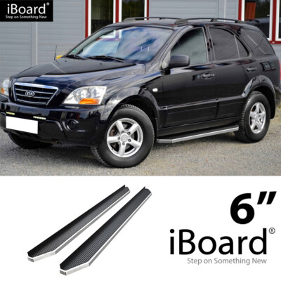 APS Running Board Polished 6'' Fit KIA Sorento 03-10