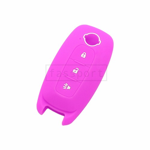 Silicone Case Cover fit for NISSAN Rogue Kicks Remote Smart Key Fob 3 Button - Picture 15 of 41