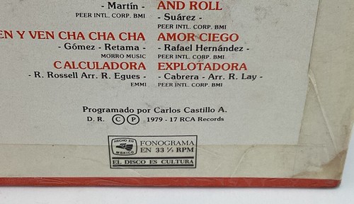ORQUESTA ARAGON fiesta en cha cha cha (79’ RCA DELUXE 3x VINYL LP MEXICO) NM - Picture 6 of 16