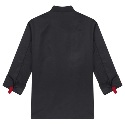 Unisex Shirts Mens Jacket Cook Coat Hotel Uniform Cafe Costume Long Sleeve Tops - Imagen 11 de 44