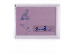 2021 Leaf Perfect Game Magenta Printing Plate Autographs Levi Huesman Auto 1/1