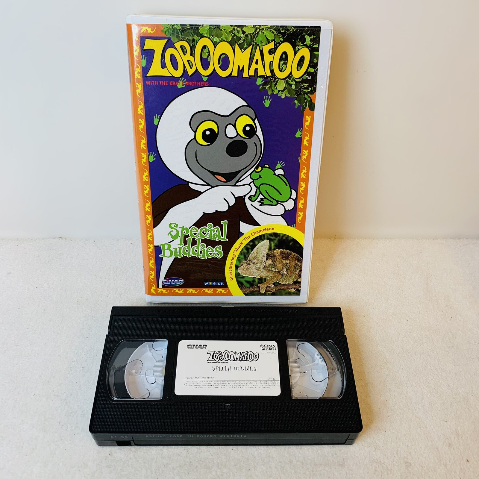 Zoboomafoo Special Buddies VHS Tape 2002 Clamshell Kratt Brothers PBS
