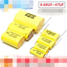 2Pcs 1-47uF 250V Audio Tweeter Speaker Divider Crossover Non-Polarity Capacitor