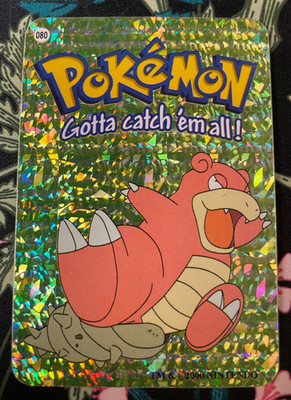   Slowbro #080 -  Vintage Vending Machine Prism Sticker 2000 - Pokemon  