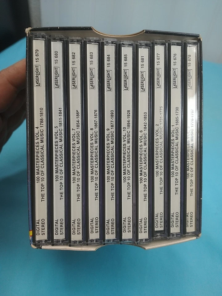 Various Artists :  Top 100 Masterpieces of Classical Music (Box Set) 10 CD Foto 2 de 2