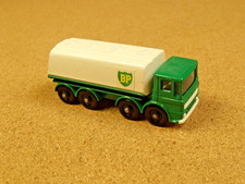 OLD VINTAGE LESNEY MATCHBOX # 32 LEYLAND PETROL TANKER WHITE GRILLE