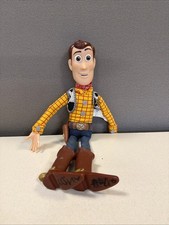 Toy Story Woody Pull String Talking Doll Sheriff Disney Pixar 16  No Hat Read