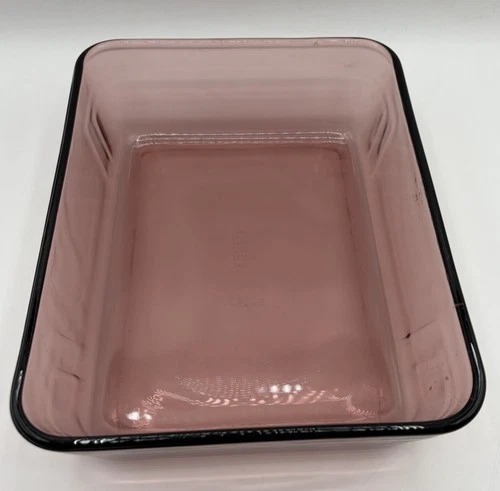 VTG MCM 6Cup PYREX Borosilicate Glass Small BAKING DISH 8.5"x6.5"x2.5” #7211